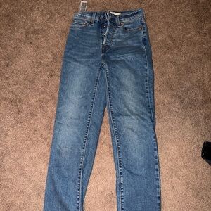 Levi's Women's Straight Leg Blue Jeans